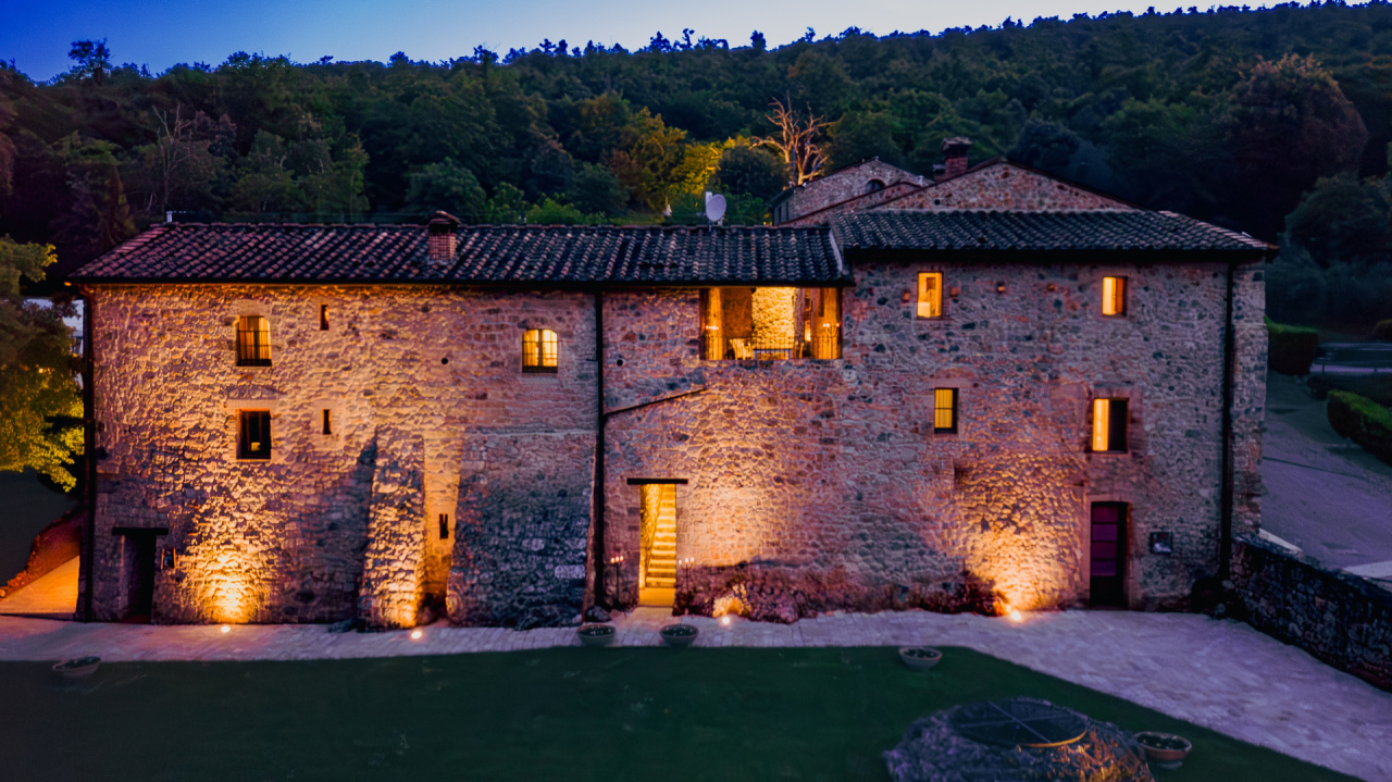 Il relais all'imbrunire