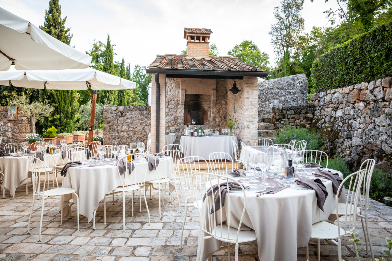 Tuscany open air restaurant